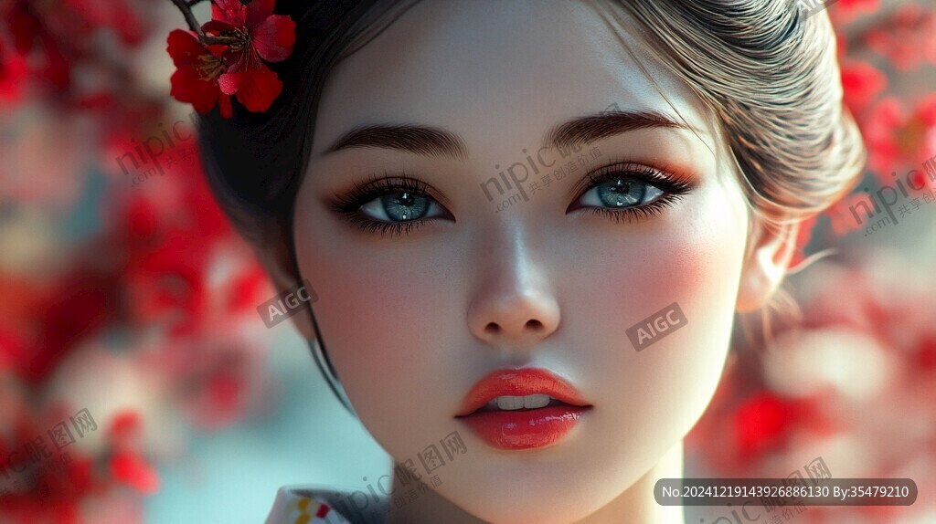 写实人物插画