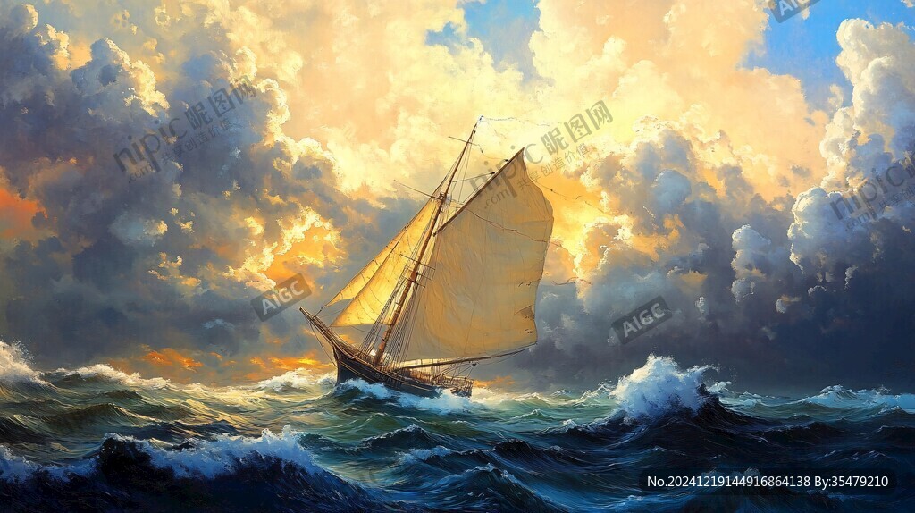 扬帆启航高清画