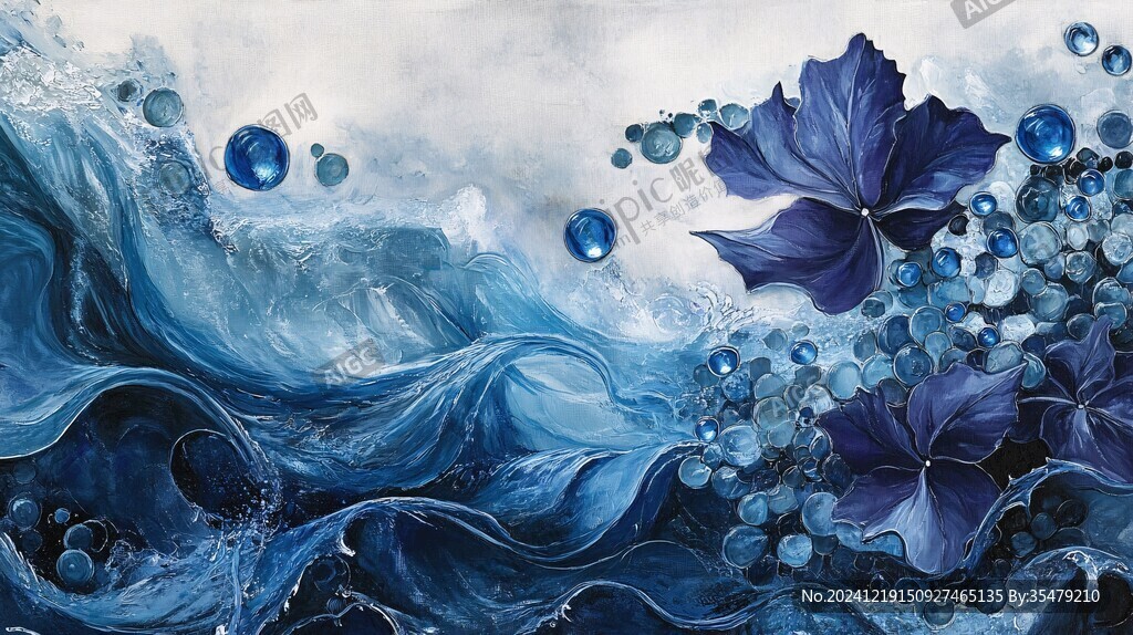 装饰画流体画