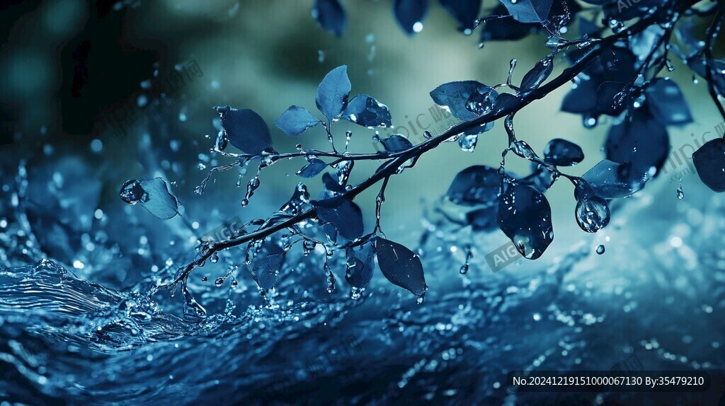 唯美雨景