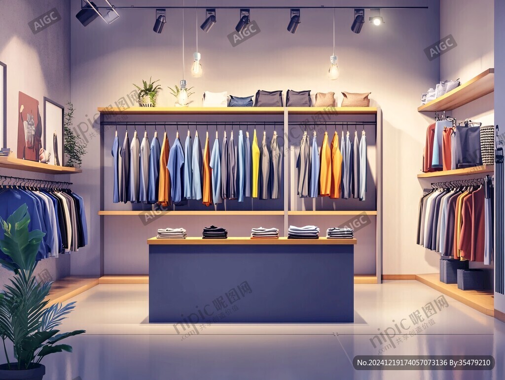 高清服装店