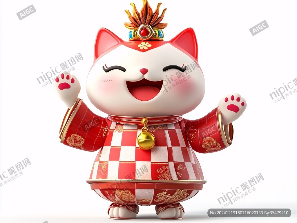 招财猫吉祥物