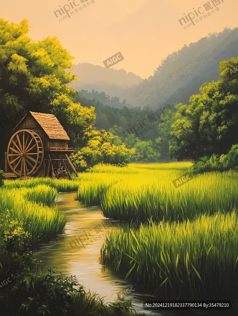 唯美农村场景