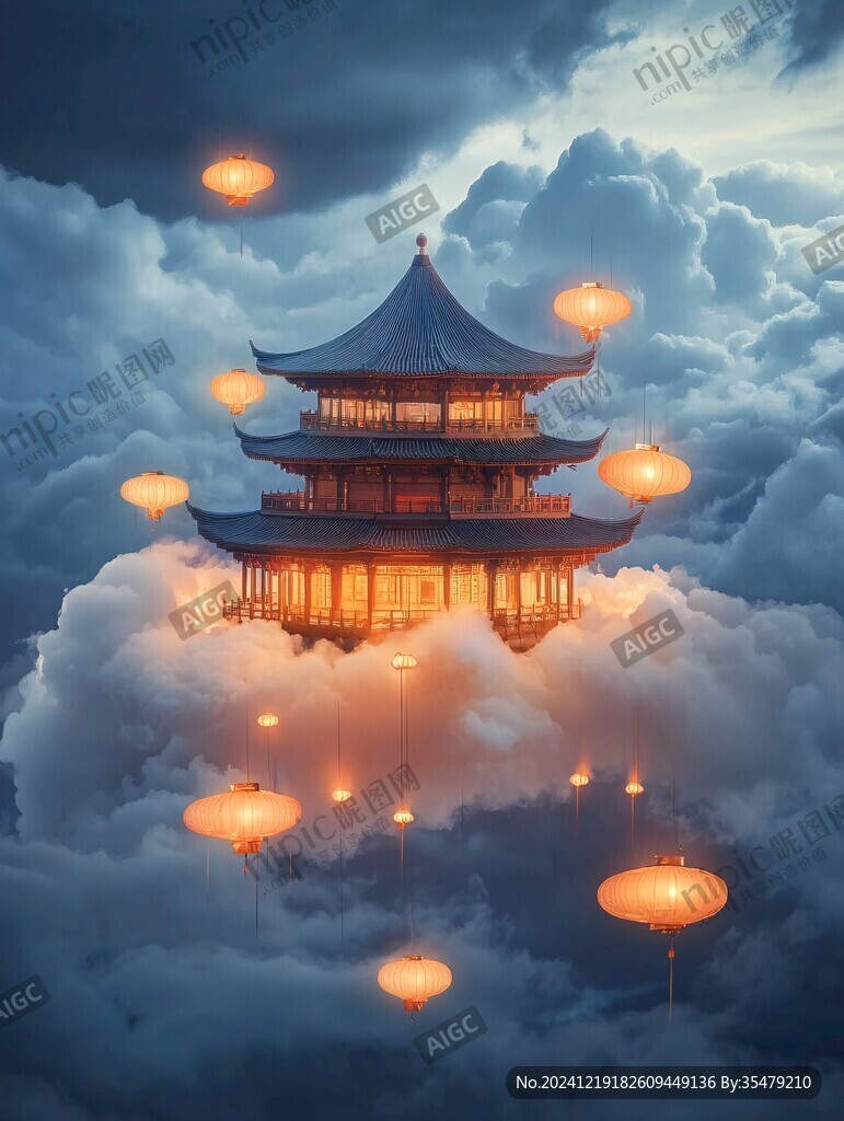 古风仙境天上宫阙