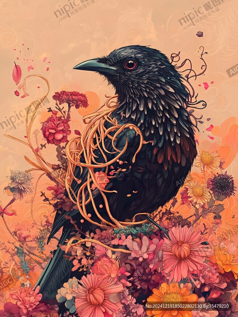 欧美花鸟