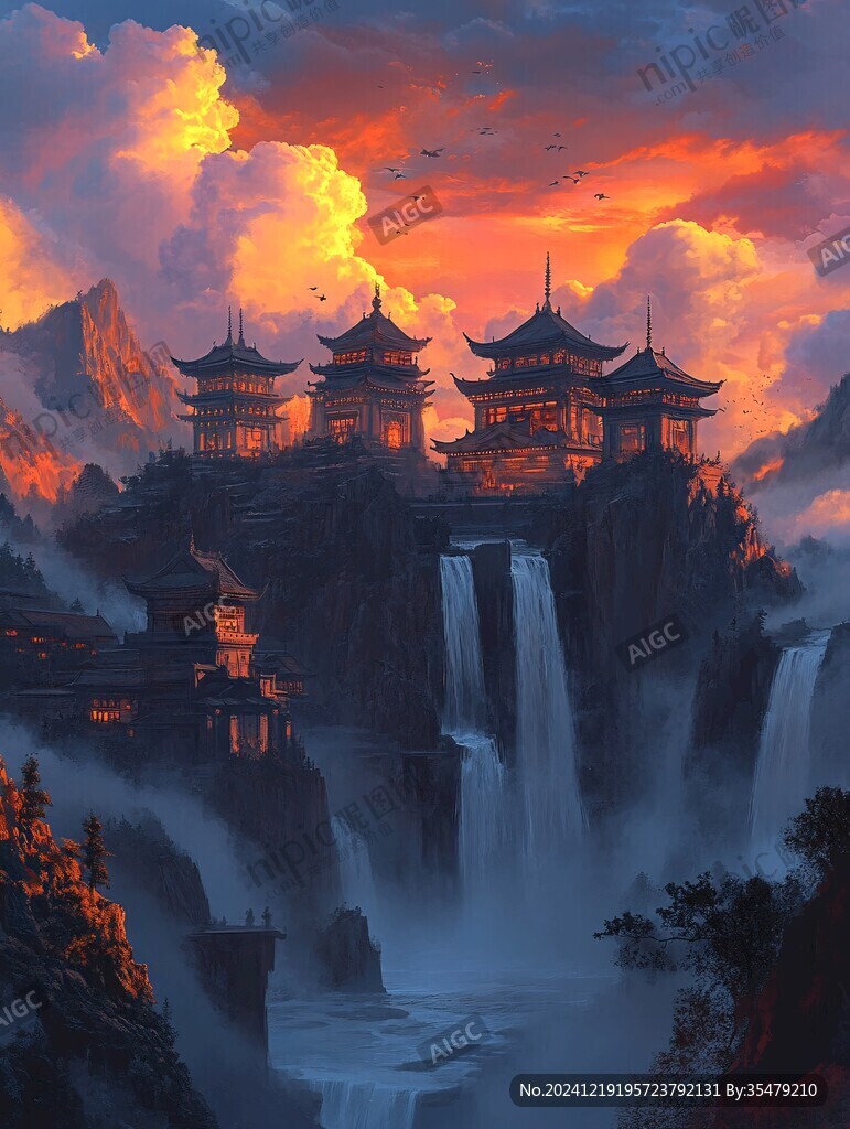 古风仙境天上宫阙