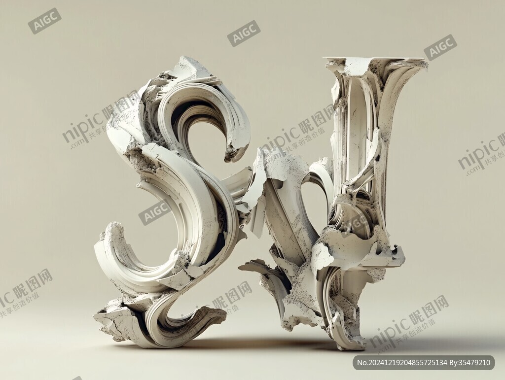 3d字体金属