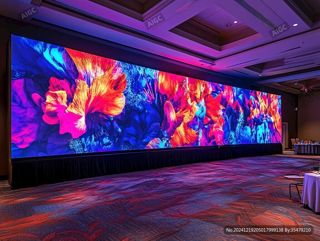 led屏宴会背景