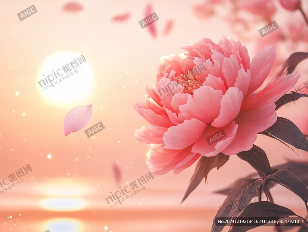 梦幻牡丹花