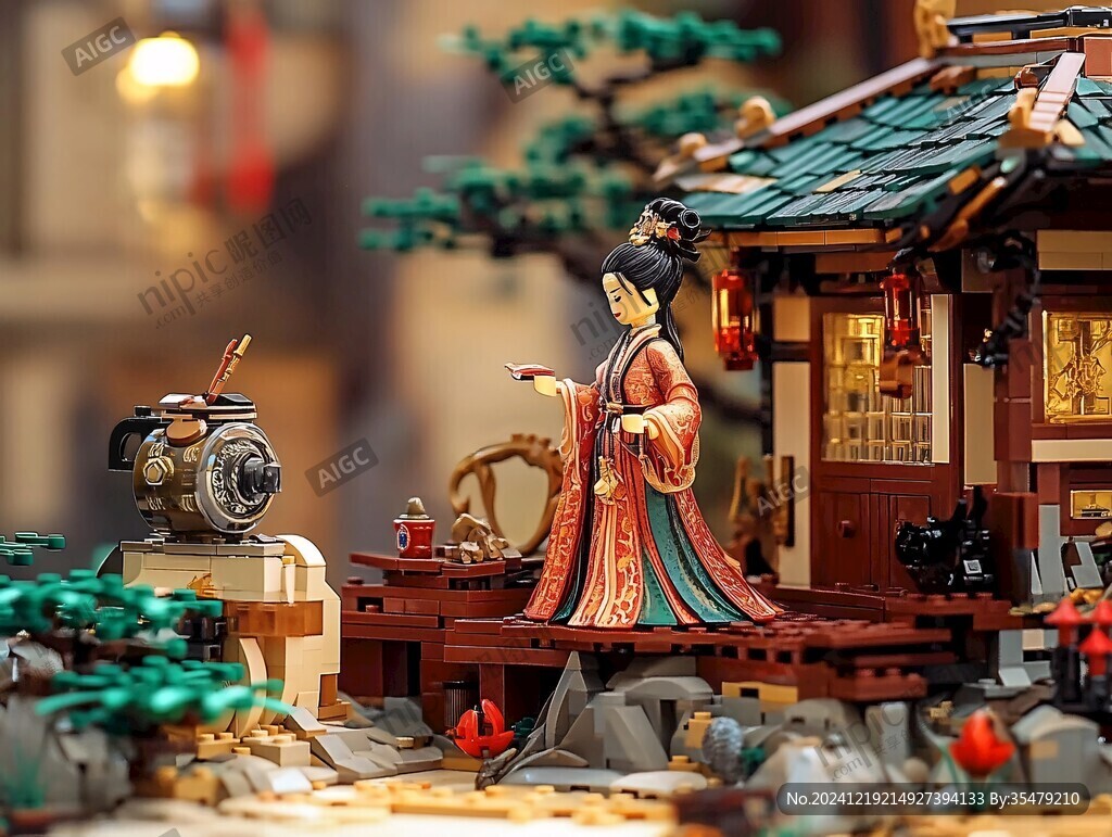 民俗微雕场景