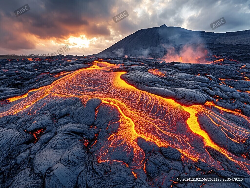 火山绳系岩浆