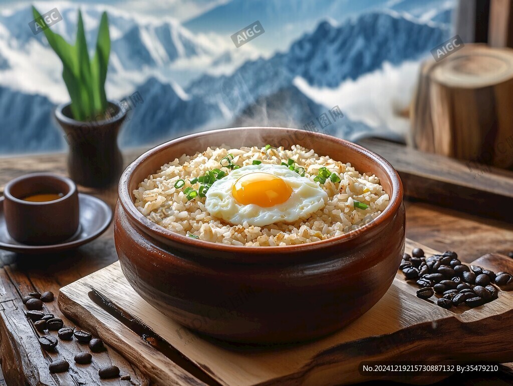 石锅泡饭美食