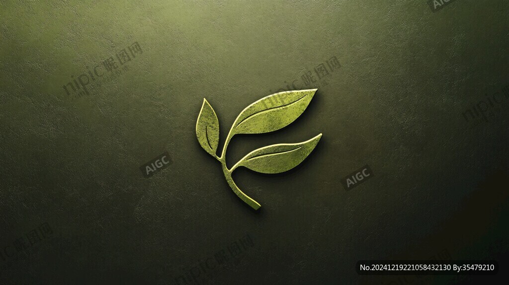 茶树叶logo