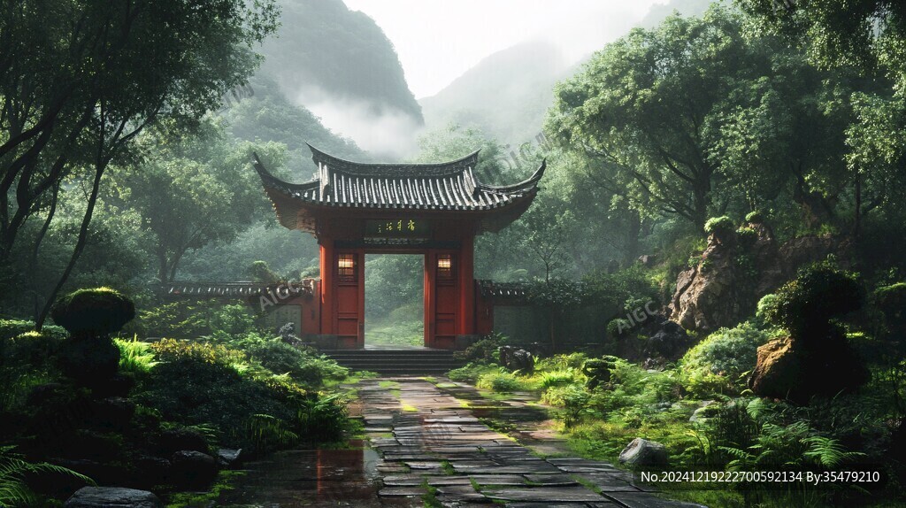 门场景效果图