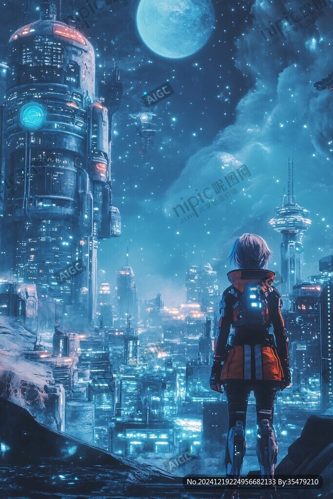 科幻插画风