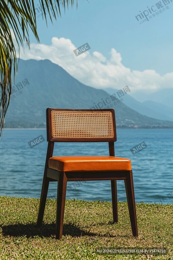 洱海边的桌椅