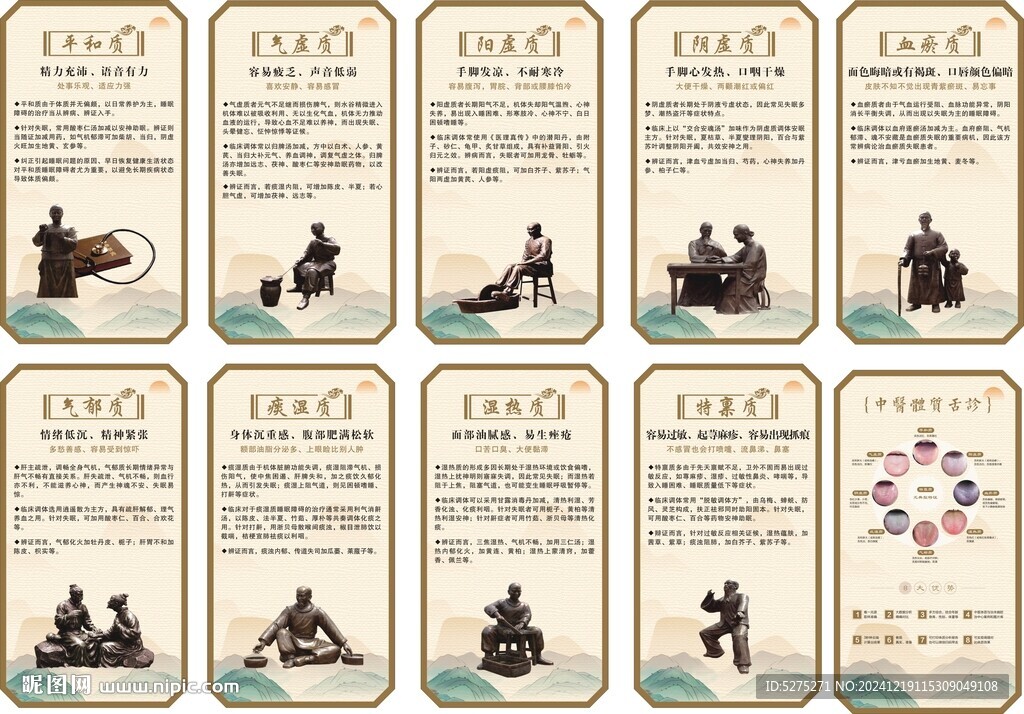九种体质海报