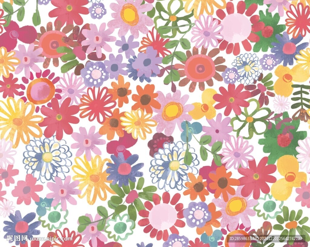 手绘花