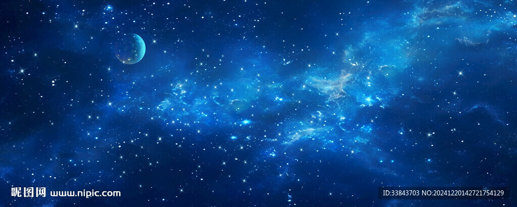 蓝色星空天花软膜