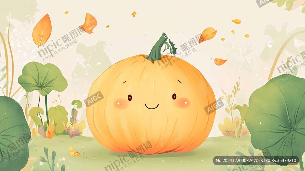 贝贝南瓜插画