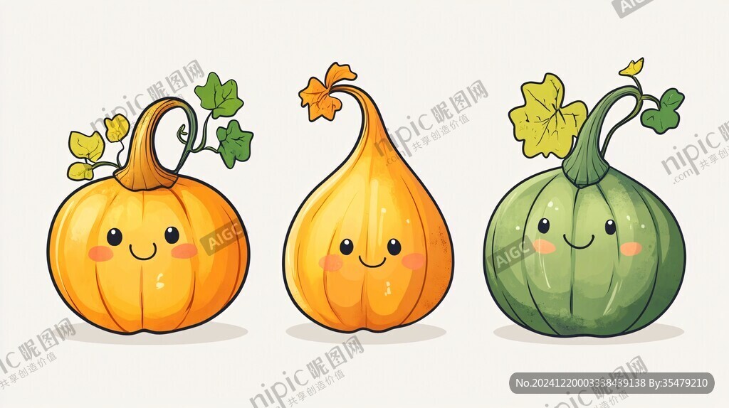 贝贝南瓜插画