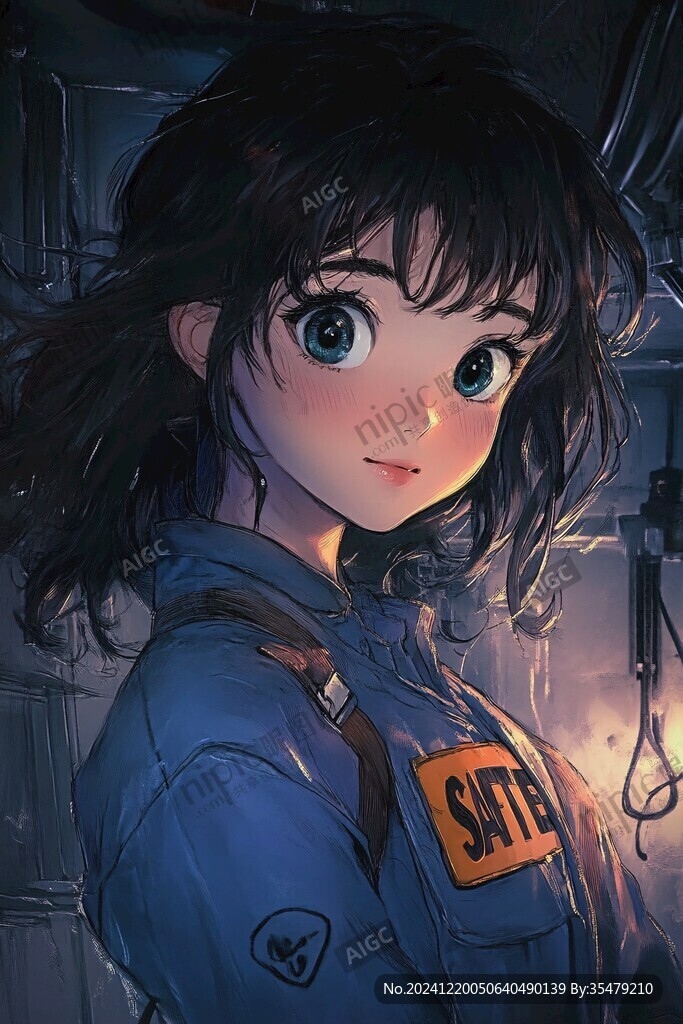日韩厚涂插画