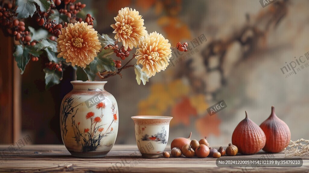 秋酣花瓶
