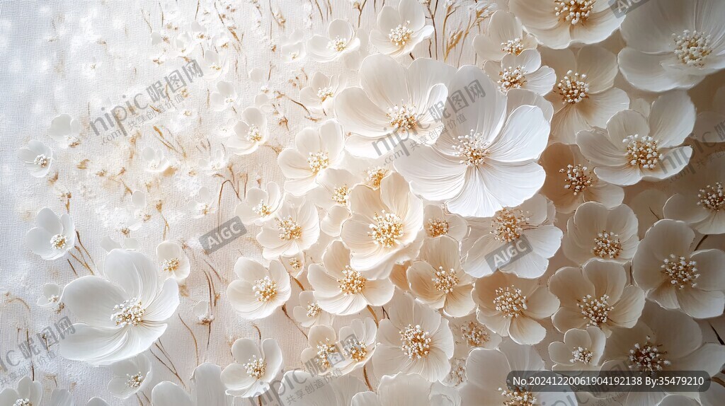 3d立体花壁纸