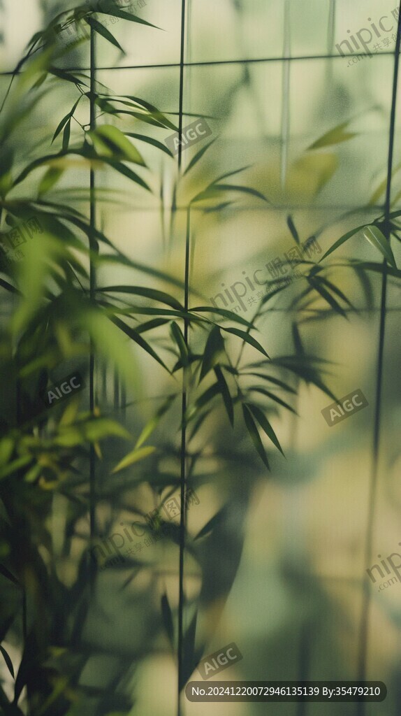 翠竹前景虚化