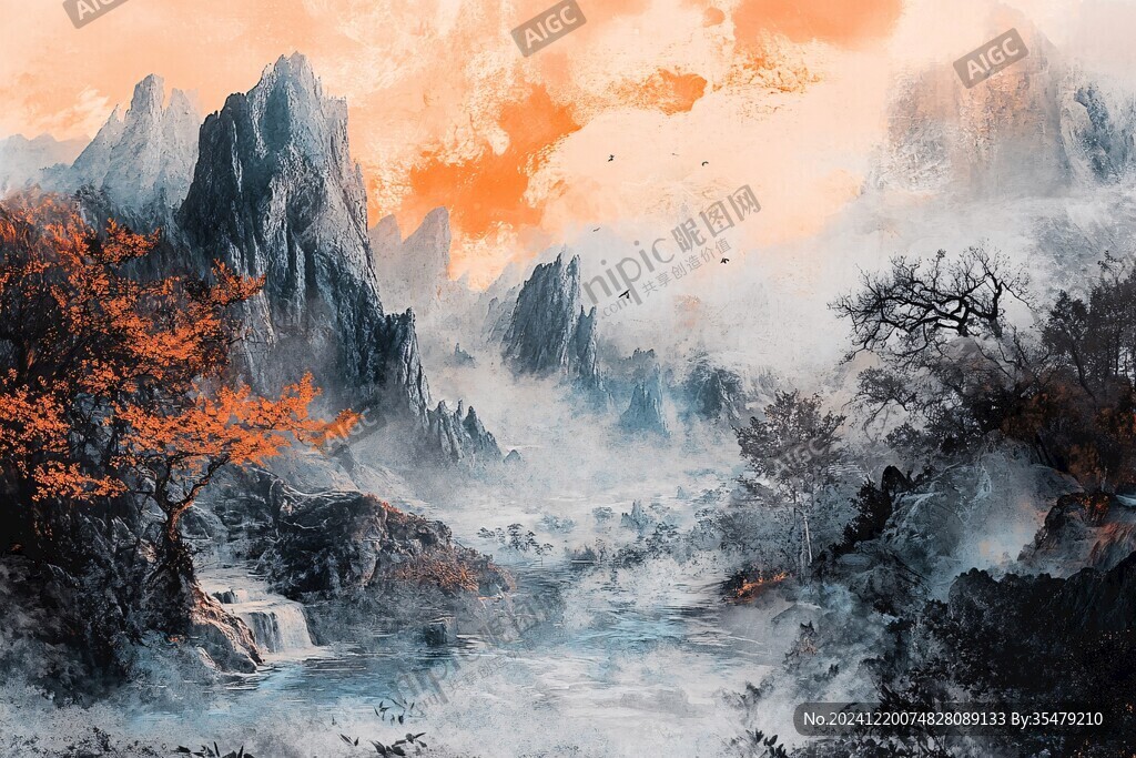 高清古风山水