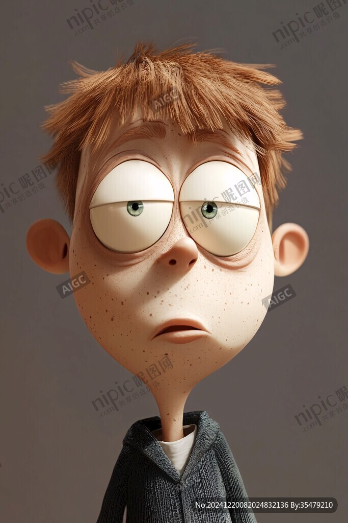 卡通写实漫画人物