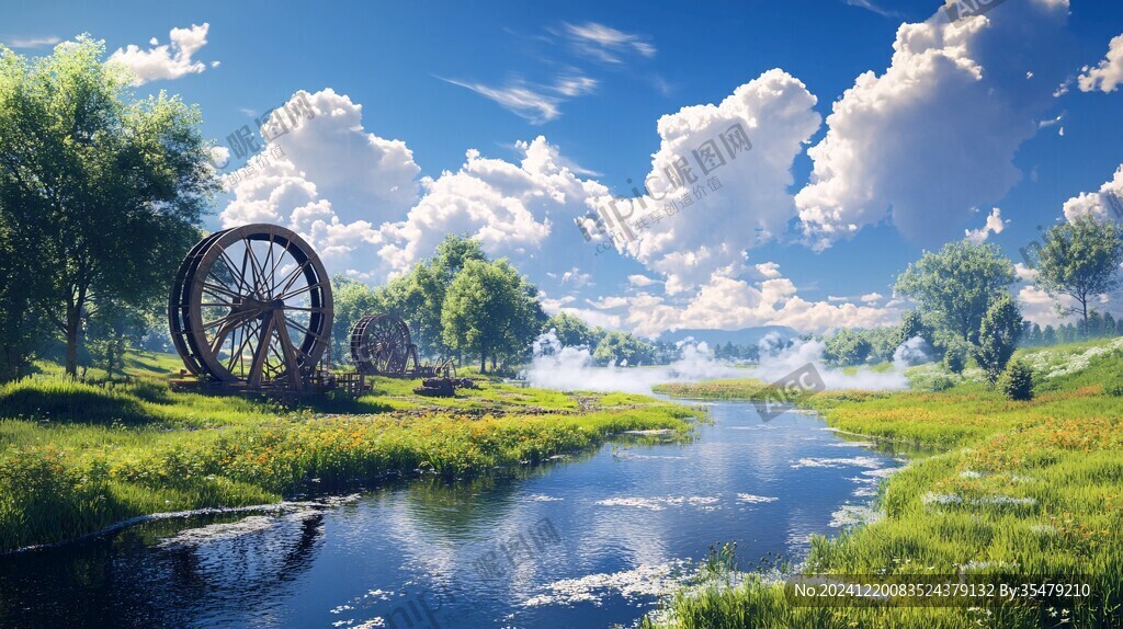 唯美农村场景