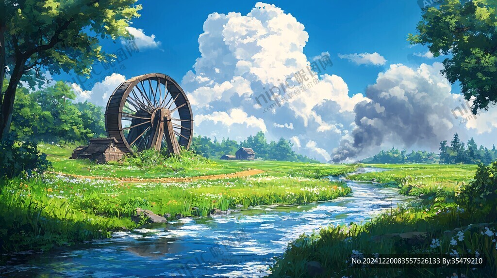 唯美农村场景