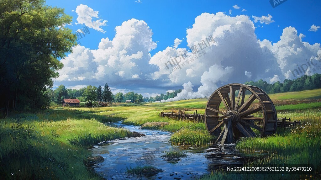 唯美农村场景