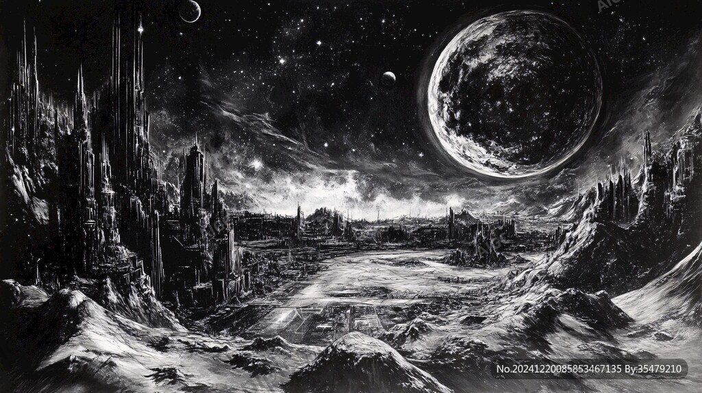 科幻场景宇宙洪荒