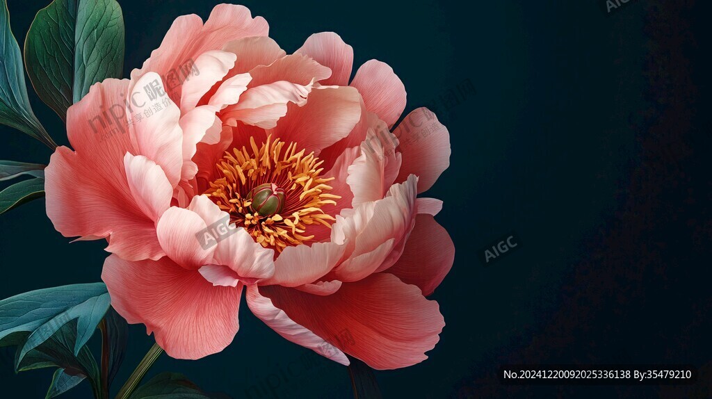 3d牡丹花卉