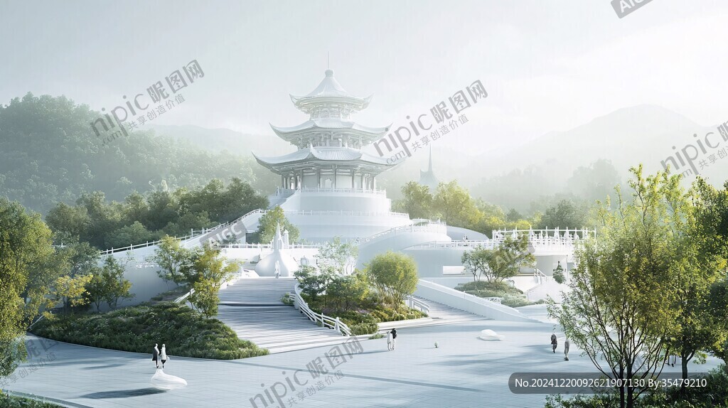 山门效果图