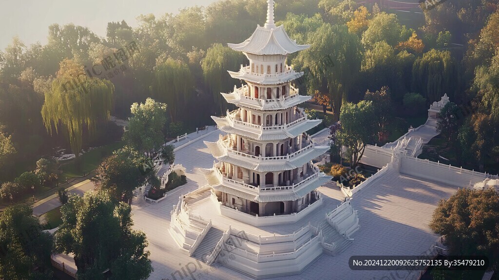 万寿塔模拟图