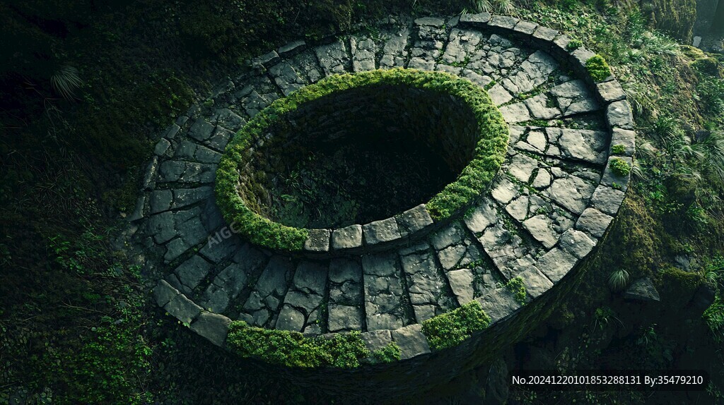 青苔古井