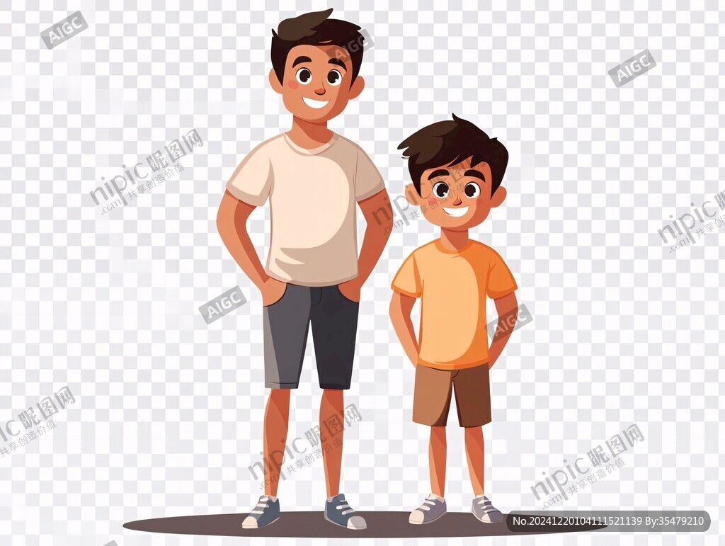 家长小孩人物