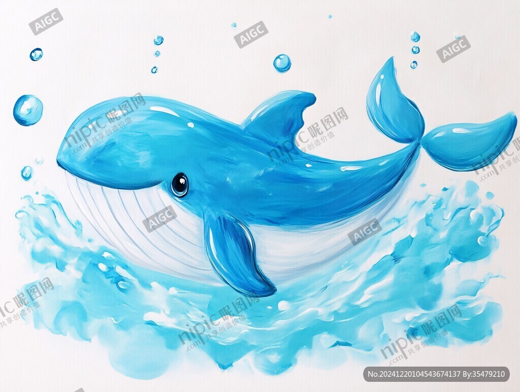 3d画鲸鱼