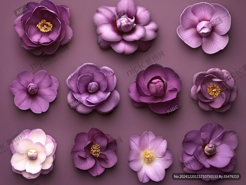 3d立体唯美花卉