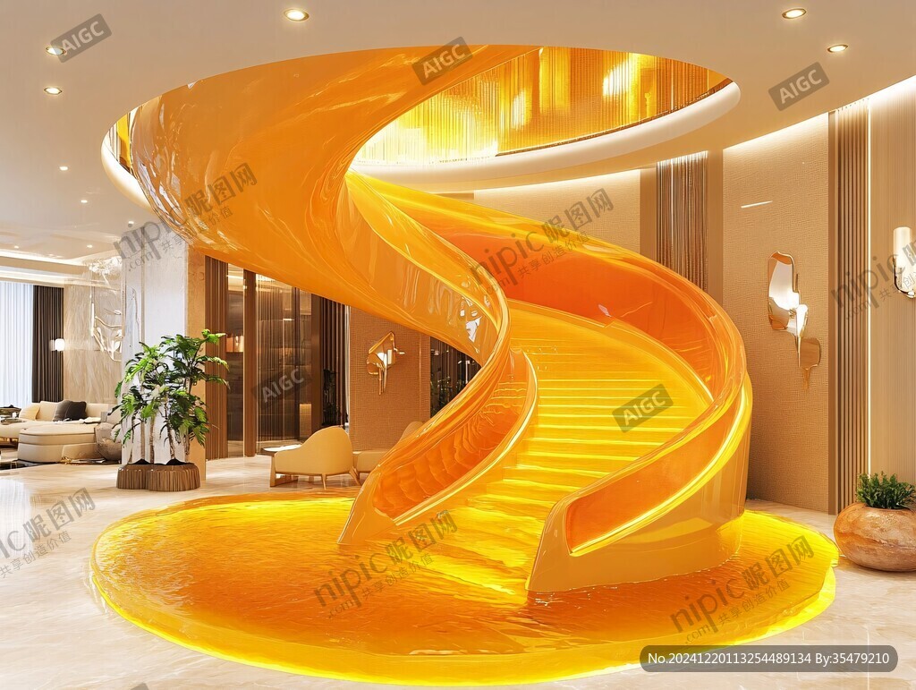 宾馆旋转阶梯