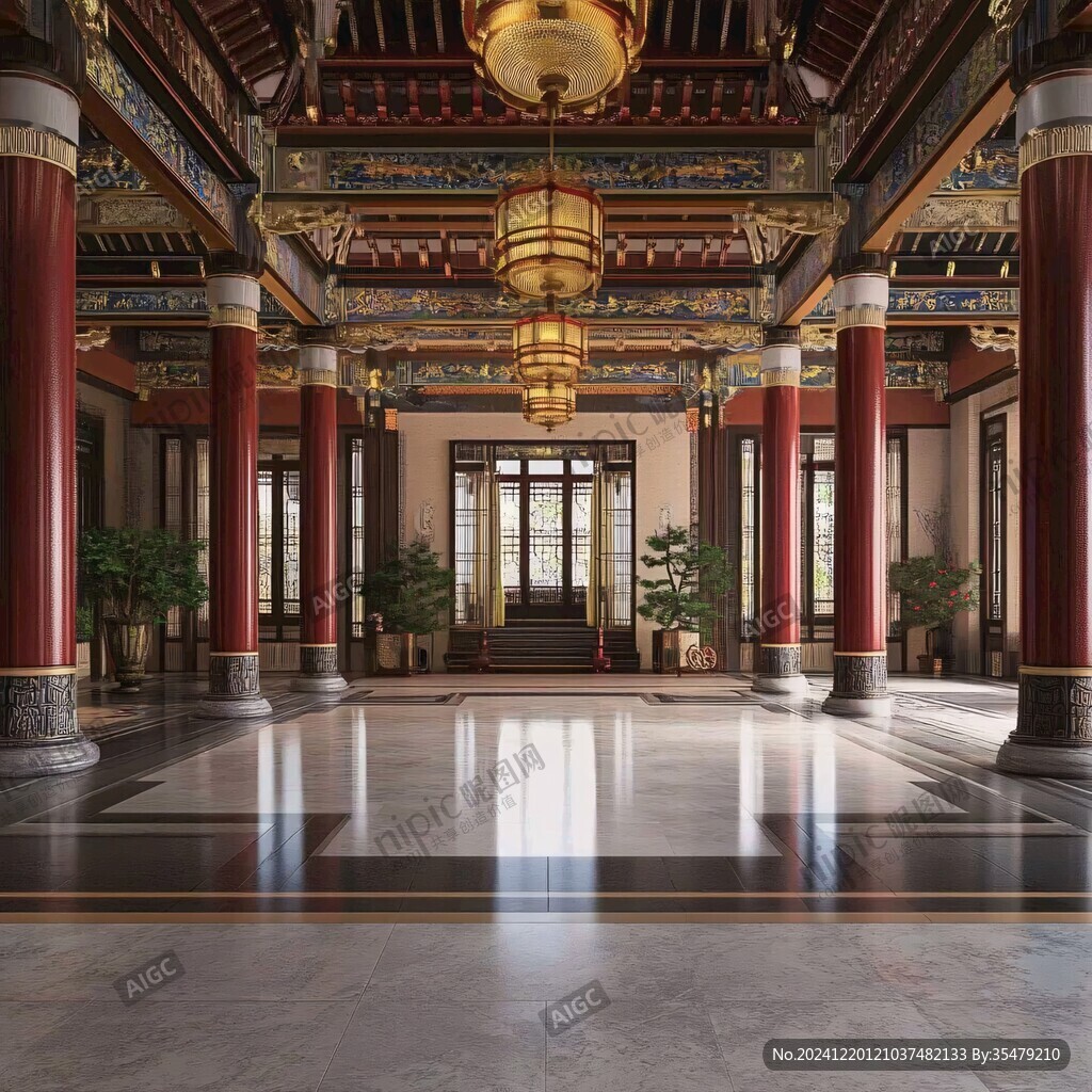 古典建筑大厅