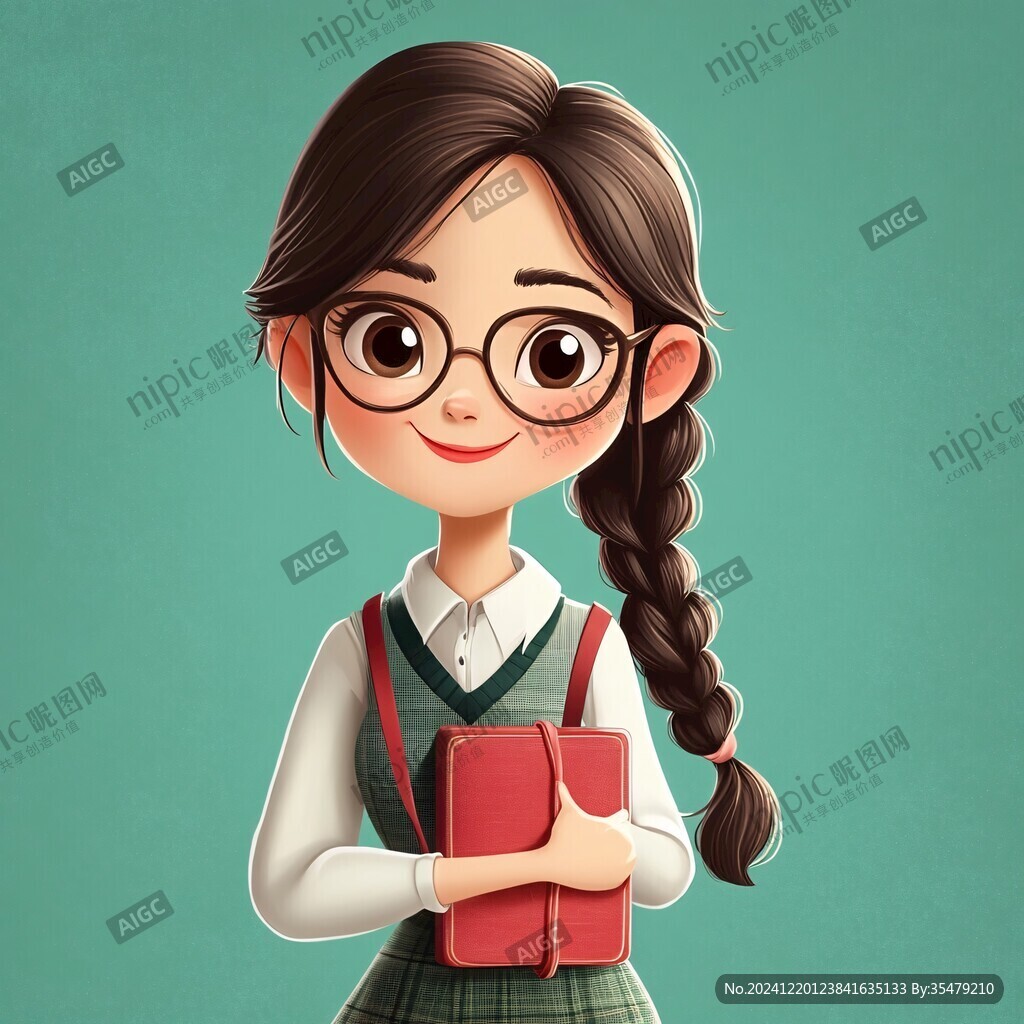 小女孩儿插