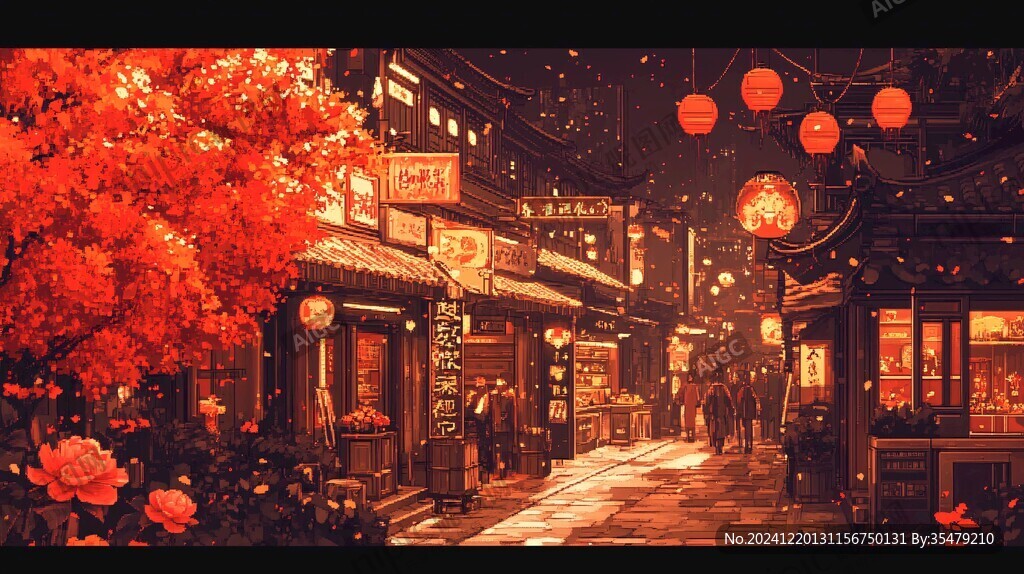 古代繁华街道