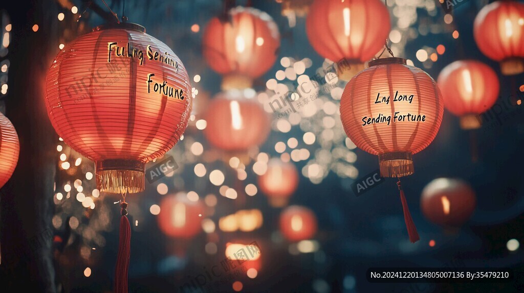 春节灯旗