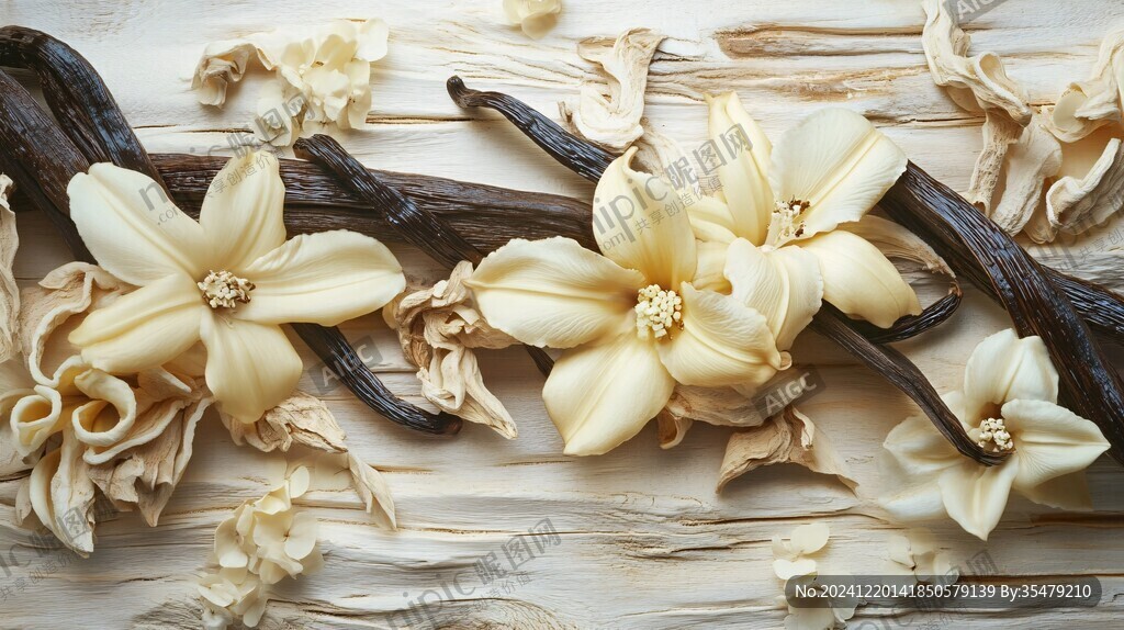 浮雕百合花