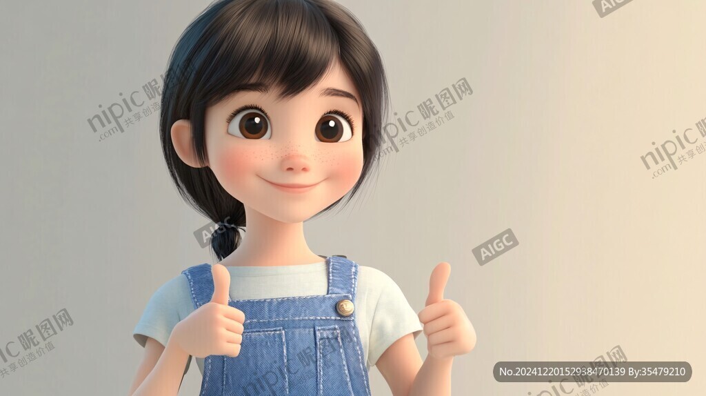 小米卡通女孩