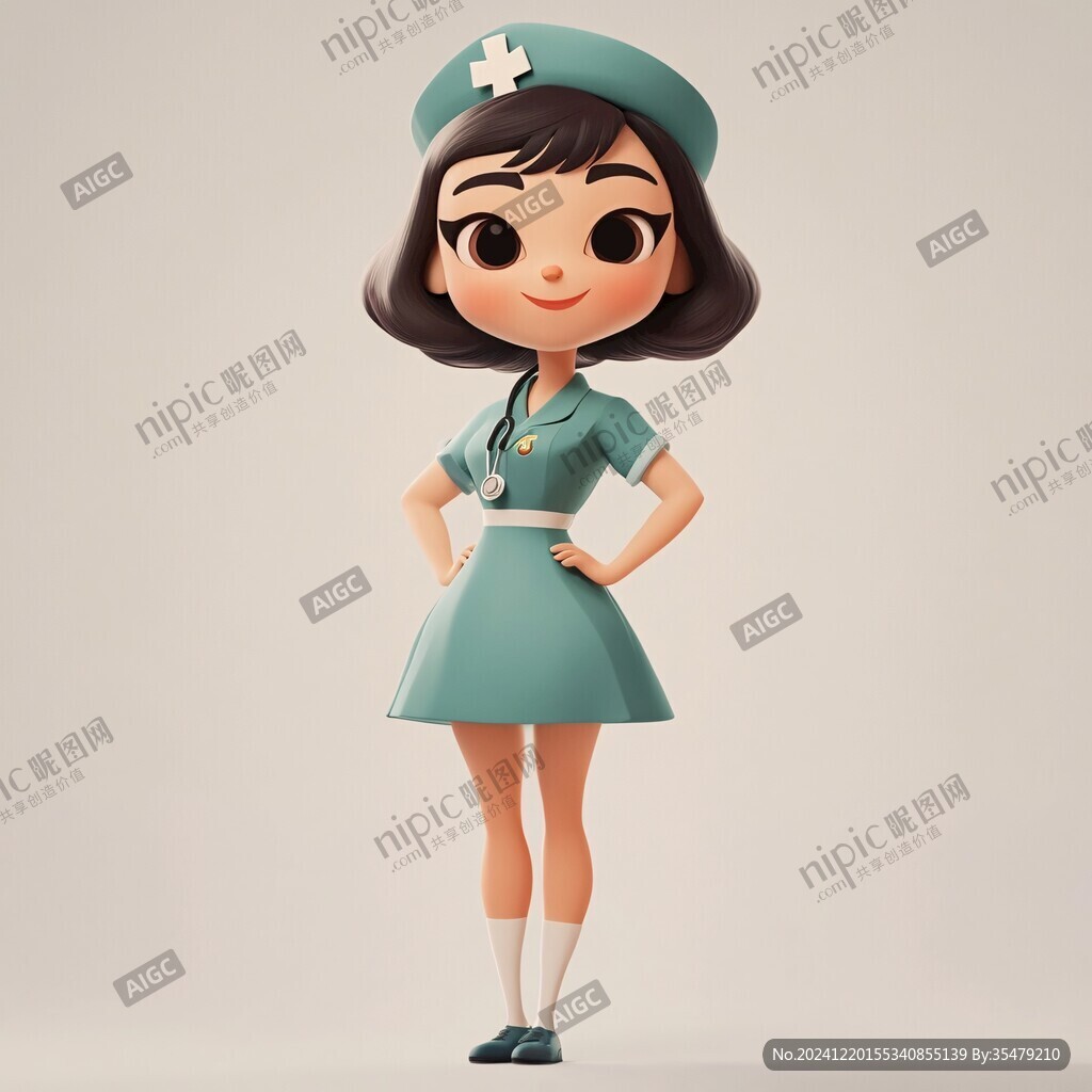 动画女护士